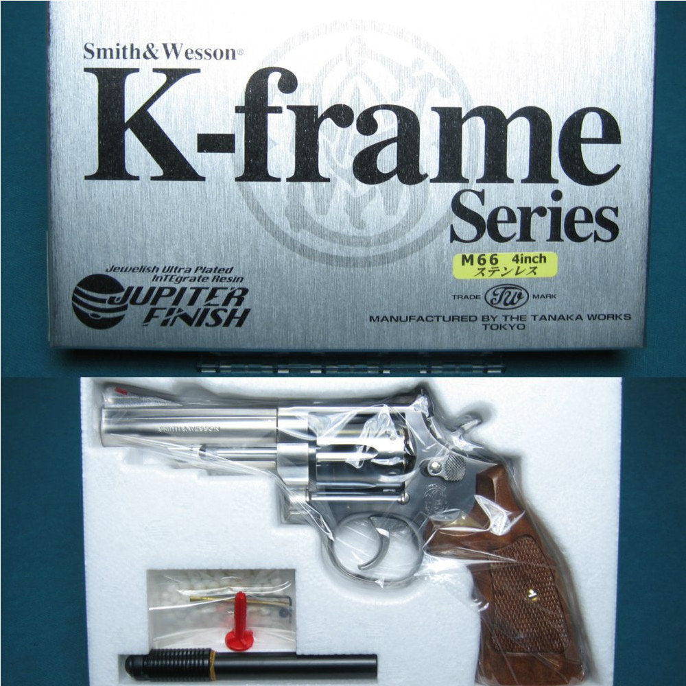 タナカ　S&W　M66　4インチ　ステンレス ジュピターフィニッシュ　ガスガン S&W M66 4インチ ジュピターフィニッシュ | タナカ