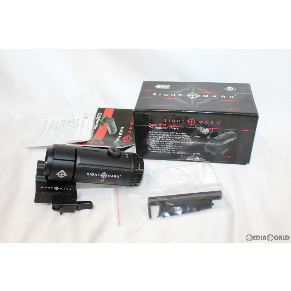 サイトマーク SM19063 Sightmark T-3 マグニファイア 実物 Sightmark T-3 3x Magnifier with LQD Flip to Side Mount