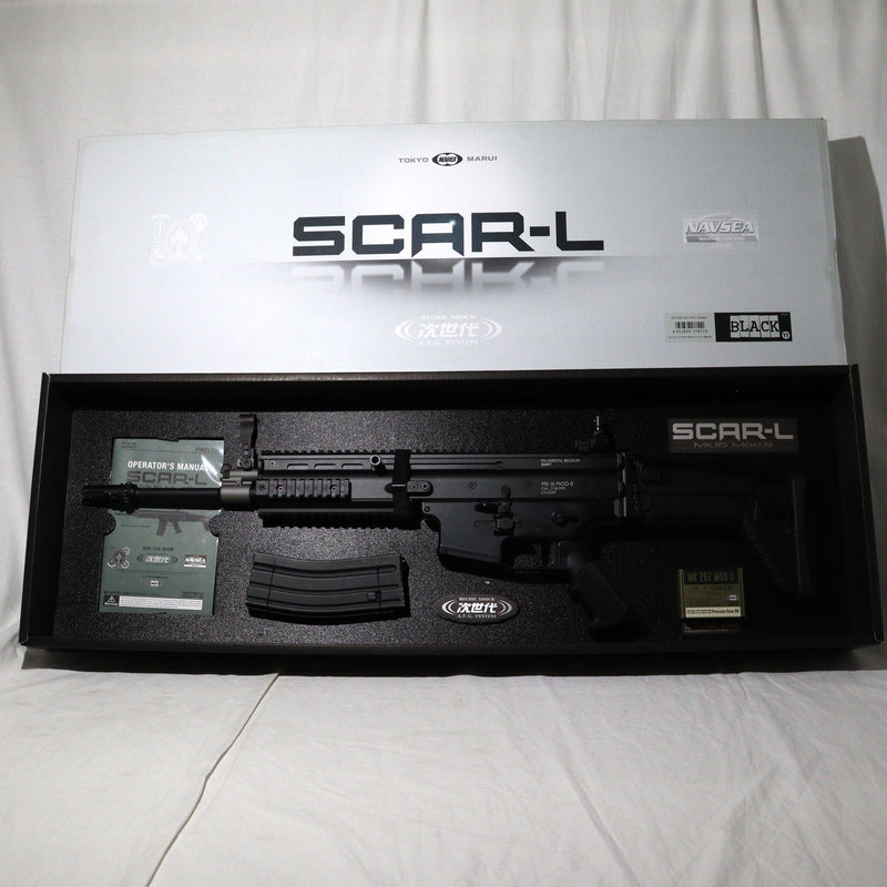 【新品】【お取り寄せ】[MIL] 東京マルイ 次世代電動ガン スカーL ブラック (18歳以上専用)(20110331)