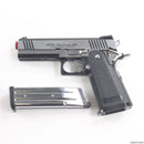 【新品即納】[MIL] 東京マルイ ガスブローバック ハイキャパカスタム デュアル・ステンレス (18歳以上専用)(20071231)