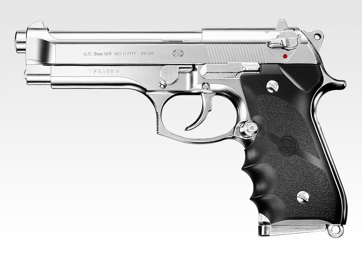 【新品即納】[MIL] 東京マルイ ガスブローバック M92F クロームステンレス (18歳以上専用)(20020804)