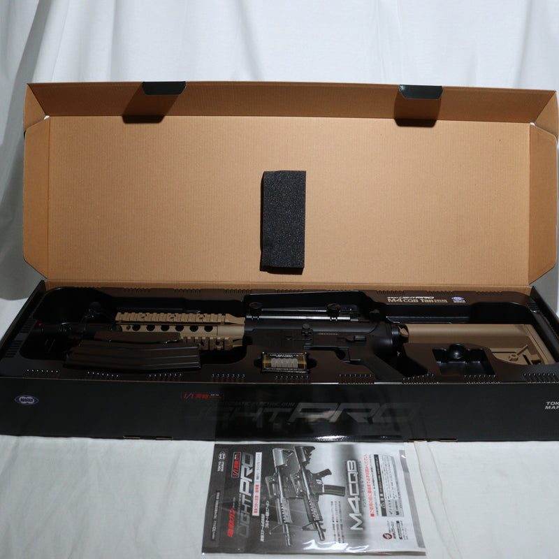 【新品】【お取り寄せ】[MIL] 東京マルイ 電動ガンLIGHT PRO M4 CQB タンカラー (10歳以上専用)(20141008)