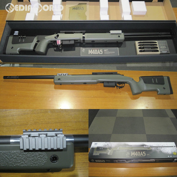 【新品】【お取り寄せ】[MIL] 東京マルイ ボルトアクションエアーライフル M40A5 O.D.ストック (18歳以上専用)(20161222)