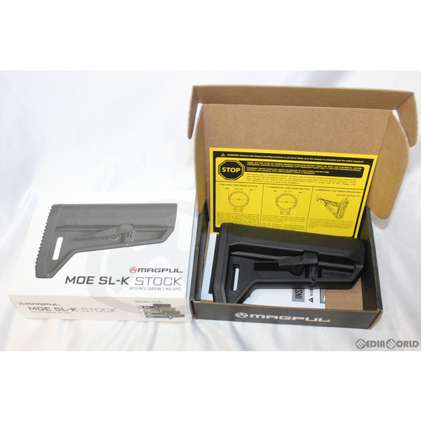 【新品即納】[MIL]MAGPUL(マグプル) MOE SL-K ストック BK(ブラック/黒)(MPIMAG626BK)(20210722)