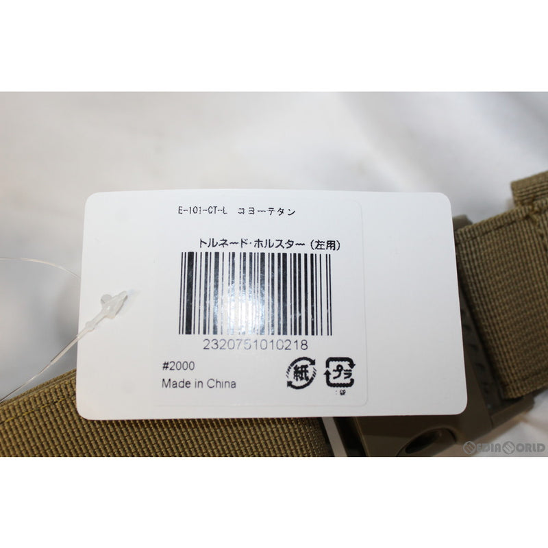 【新品即納】[MIL] GENESIS(ジェネシス) トルネード・ホルスター 左用 コヨーテタン(E-101-CT-L)(20160430)