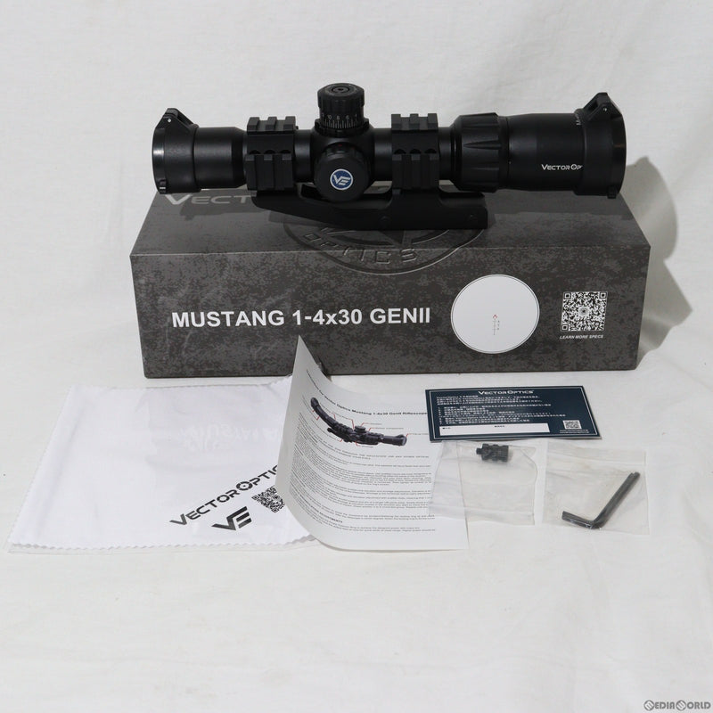 【新品即納】[MIL]VECTOR OPTICS(ベクターオプティクス) MUSTANG(マスタング) 1-4×30 GENII ライフルスコープ(SCOC-29)(20150223)