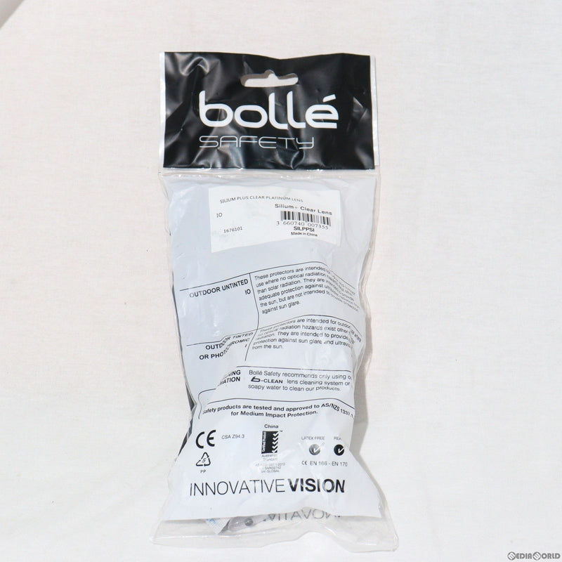 【新品即納】[MIL]bolle SAFETY(ボレーセーフティ) SILIUM Plus(シリウム プラス) クリアレンズ グラス(SILPPSI)(20150223)