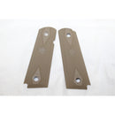 【新品即納】[MIL]HOGUE(ホーグ) 1911フル用 パネルダイヤチェッカー・ラバー グリップ FDE(フラットダークアース)(45013)(20150223)
