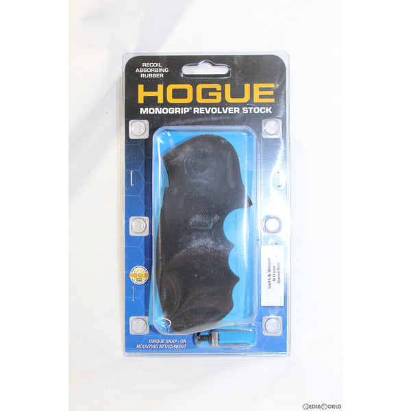 【新品即納】[MIL]HOGUE(ホーグ) S&W(スミスアンドウェッソン) Nフレーム ラウンドバット モノグリップ フィンガー ブラック(25000)(20150223)