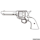 【新品即納】[MIL]マルシン工業 ガスリボルバー 6mmBB Xカート式 コルト シングルアクションアーミー .45 1st Gen. Late シビリアン 4.75インチ エクセレントHW(ヘビーウエイト) パールプラグリップ (18歳以上専用)(20230122)