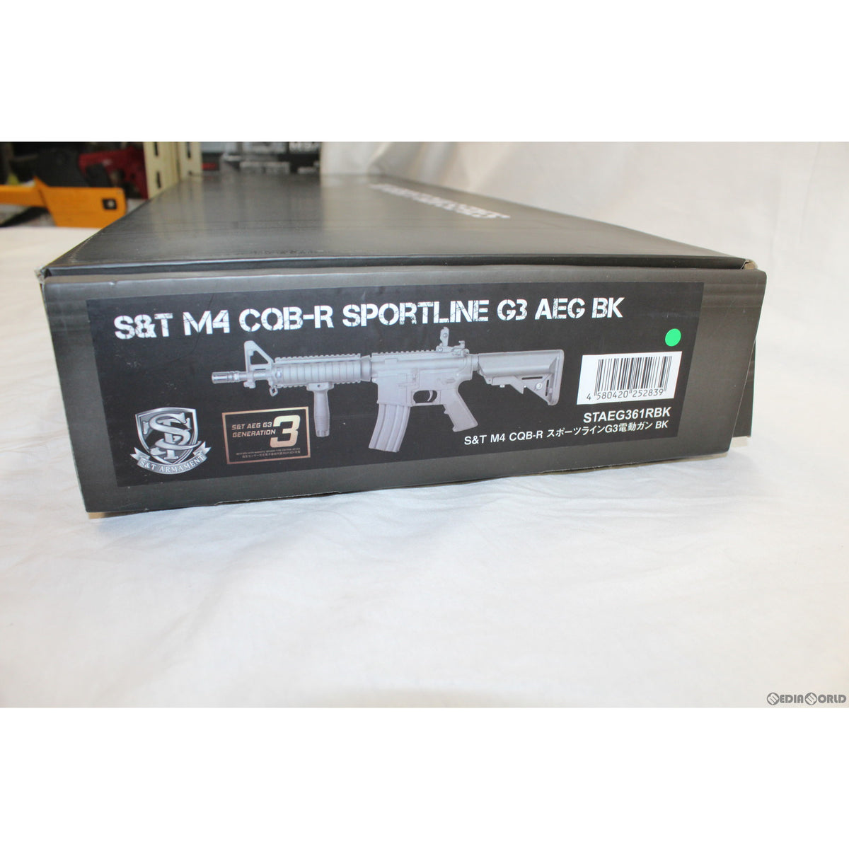 販売価格¥19,010】【新品即納】S&T 電動アサルトライフル M4 CQB-R スポーツライン G3電動ガン  BK(ブラック/黒)(STAEG361RBK) (18歳以上専用) ｜【エアガン・ミリタリーグッズ通販】撃鉄