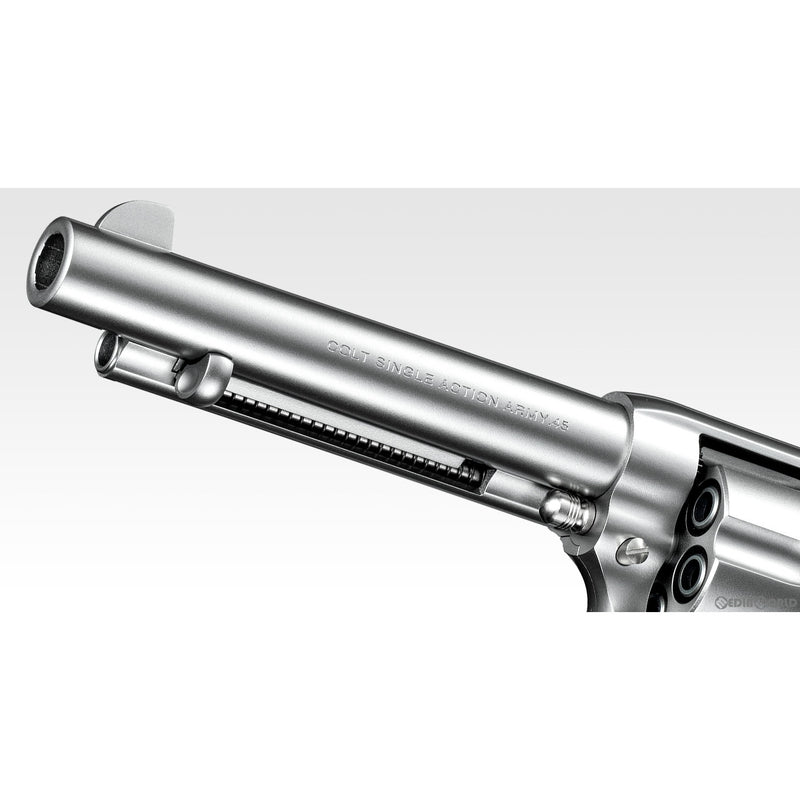 【新品即納】[MIL] 東京マルイ エアーリボルバー プロ SAA.45 アーティラリー 5 1/2インチ SV(シルバー) (10歳以上専用)(20220728)