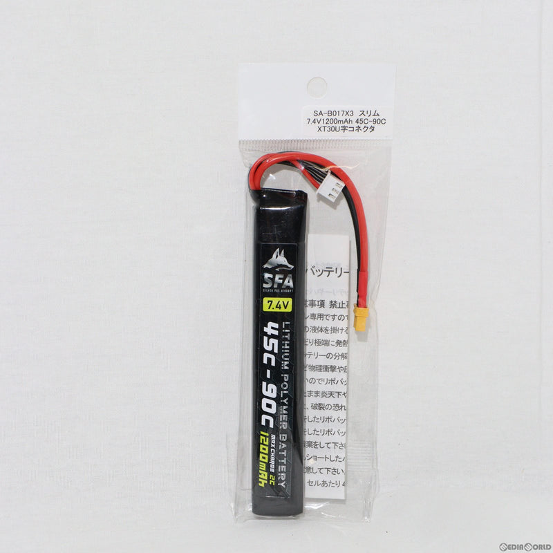 【新品即納】[MIL]SFA 7.4V1200mAh 45C-90C バッテリー スリムタイプ XT30U(SA-B017X30)(20230328)