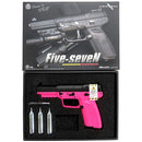 【新品】【お取り寄せ】[MIL] マルシン工業 CO2ガスブローバック FN Five-seveN V2(ファイブセブン V2) SHOCK PINK(ブラックスライド&ショックピンクフレーム) (18歳以上専用)(20231122)