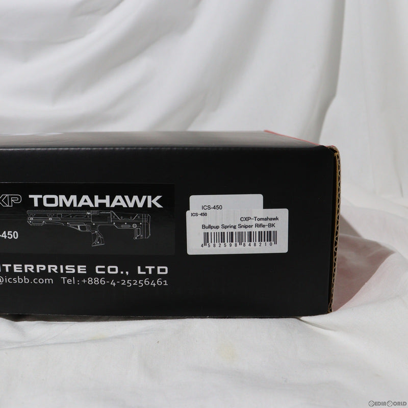 【新品即納】[MIL]ICS AIRSOFT(ICSエアソフト) エアスナイパーライフル CXP-Tomahawk Bullpup Spring Sniper Rifle BK(ブラック/黒)(ICS-450) (18歳以上専用)(20230711)