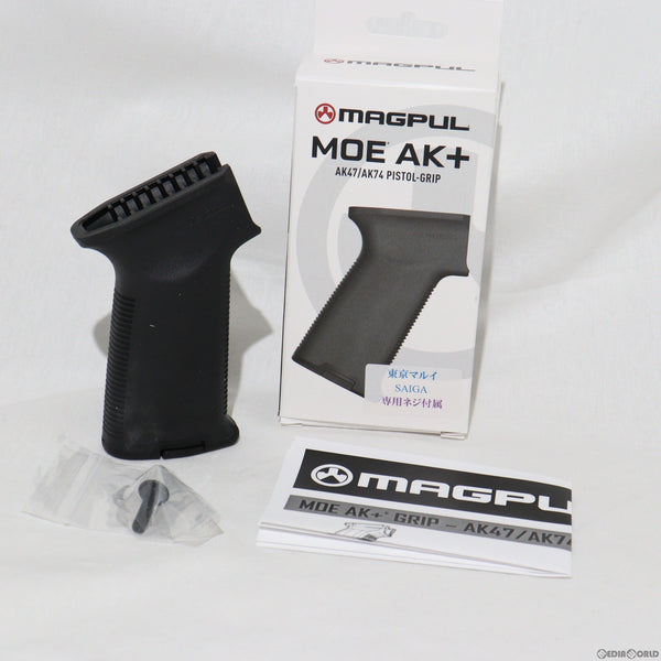 【新品即納】[MIL]MAGPUL(マグプル) MOE AK プラス グリップ 東京マルイサイガ 12K用 BK(ブラック/黒)(MAG537BK)(20230715)