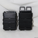 【新品即納】[MIL]FMA M4用 ファストマグポーチ 2個セット BK(ブラック/黒)(TB298)(20150223)