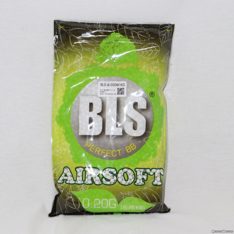 【新品即納】[MIL]BLS BB弾 0.20g 5000発(1kg) ホワイト(BLS-B-020W1KG)(20230920)