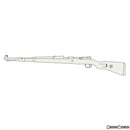 【新品即納】[MIL]マルシン工業 6mmBB カート式ガスライフル Kar98k ブラックHW(ヘビーウェイト) ウォルナット ブラウン (18歳以上専用)(20240420)