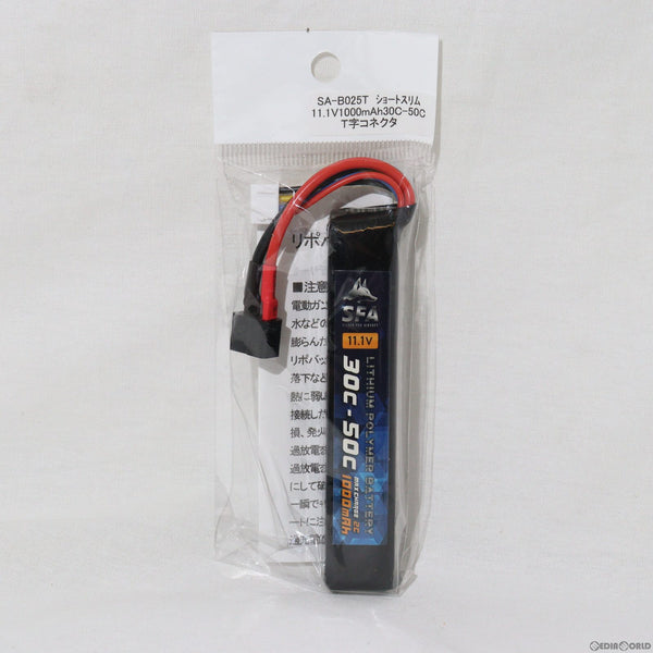 【新品即納】[MIL]SFA 11.1V1000mAh 30C-50C バッテリー スリムタイプ ラージT(SA-B025T)(20231007)