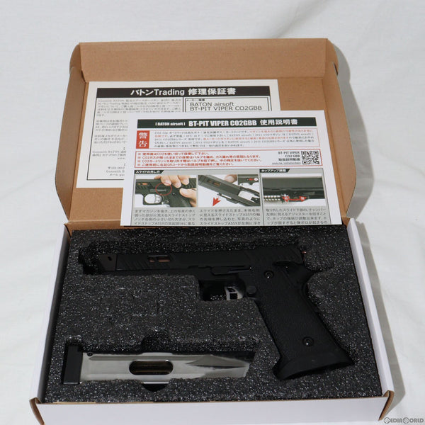 【新品即納】[MIL]BATON airsoft(バトンエアソフト) CO2ガスガン BT-PIT VIPER CO2GBB (18歳以上専用)(20231011)