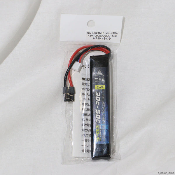 【新品即納】[MIL]SFA 7.4V1000mAh 30C-50C バッテリー ショートスリムタイプ MR30(SA-B024MR)(20231012)