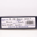 【新品即納】[MIL]タナカワークス ガスリボルバー S&W(スミスアンドウエッソン) M13 3インチ F.B.I.スペシャル Ver3 HW(ヘビーウェイト)(グリップアダプター付属)(2023年新価格版) (18歳以上専用)(20231110)