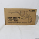 【新品即納】[MIL]ハートフォード(HWS) 発火モデルガン コルト・ライトニングM1877 4.5インチモデル HW(ヘビーウェイト) 38コルト・リアル発火カート6発付(20231118)
