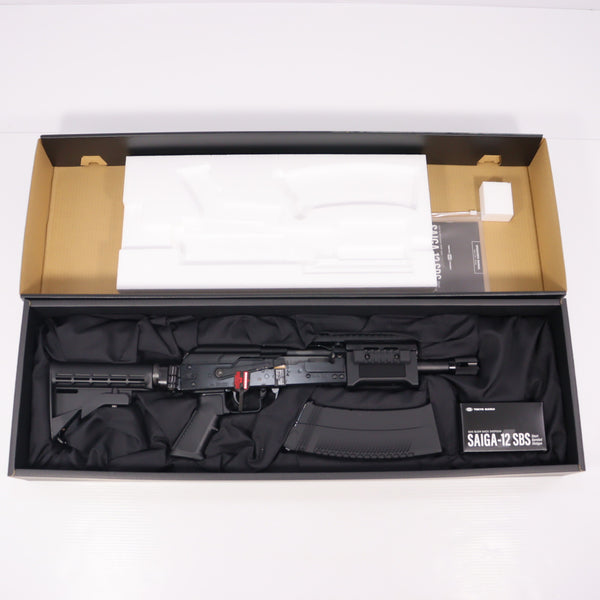 【新品】【お取り寄せ】[MIL]東京マルイ ガスブローバックショットガン SAIGA-12 SBS(サイガ12)(No.2) (18歳以上専用)(20240328)