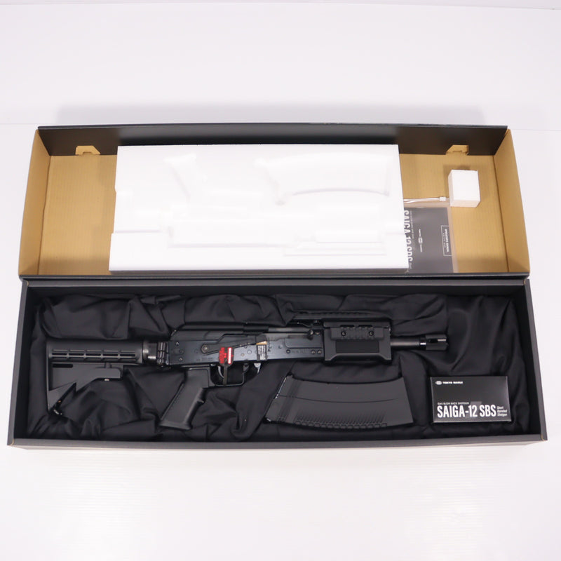 【新品】【お取り寄せ】[MIL]東京マルイ ガスブローバックショットガン SAIGA-12 SBS(サイガ12)(No.2) (18歳以上専用)(20240328)