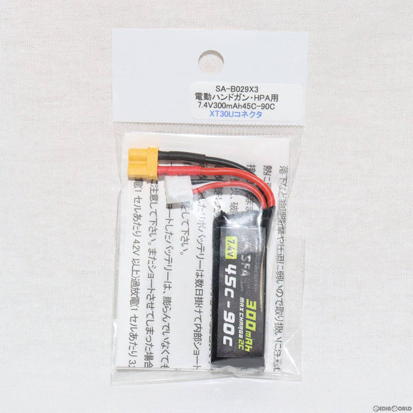 【新品即納】[MIL]SFA 7.4V300mAh 45C-90C バッテリー XT30U(SA-B029X30)(20230929)