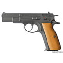 【新品即納】[MIL]KSC 限定品 ガスブローバック Cz75 ファーストバージョン ウッドグリップスペシャル HW(ヘビーウェイト) (18歳以上専用)(20240403)