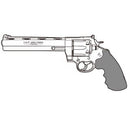 【新品即納】[MIL]マルシン工業 ガスリボルバー 6mmBB 新型パッキンリアルXカートリッジ コルト アナコンダ 8インチ Wディープブラック ABS HOGUEグリップ (18歳以上専用)(20240922)