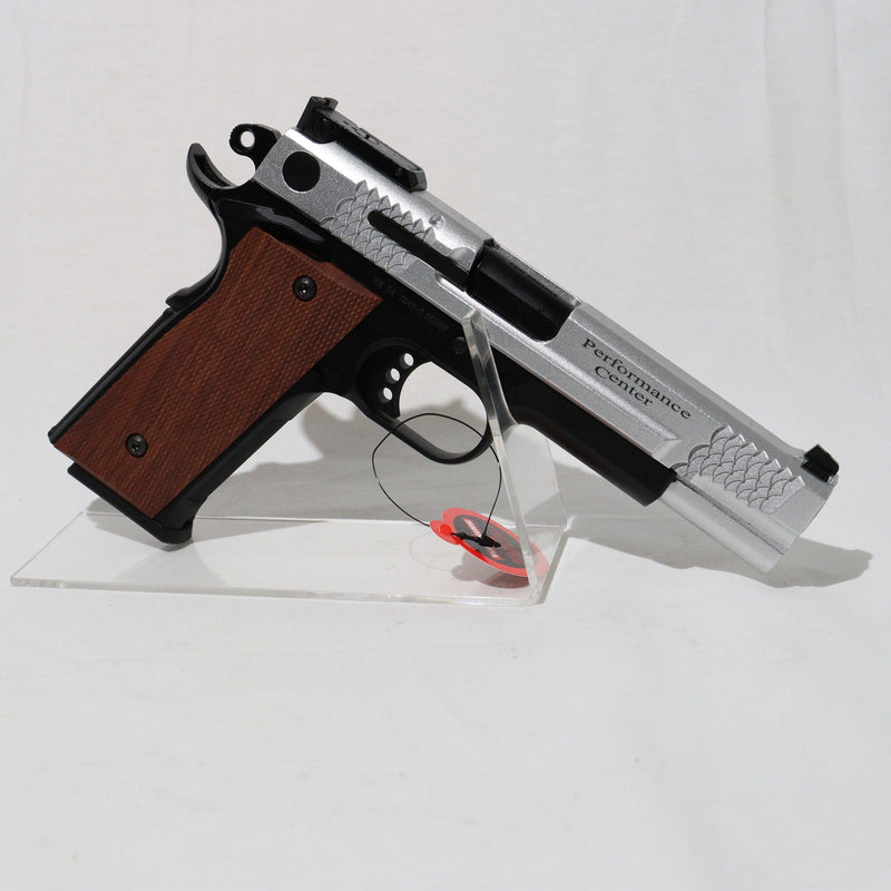 【新品即納】[MIL]DOUBLE BELL(ダブルベル) ガスブローバック S&W(スミスアンドウエッソン) M945 SV(シルバー) 樹脂スライド版(No.784Y-1) (18歳以上専用)(20240612)