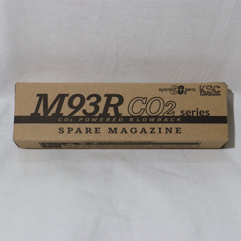 【新品】【お取り寄せ】[MIL] KSC M93R 36連CO2マガジン(ブラック)(20240831)