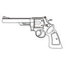【新品即納】[MIL] マルシン工業 ガスリボルバー 6mmBB Xカートリッジ S&W(スミスアンドウエッソン) M29 6.5インチ マットブラック ABS 木製グリップ仕様 (18歳以上専用)(20250119)