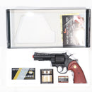 【新品即納】[MIL] クラウンモデル ガスリボルバー コルトパイソン .357マグナム 4インチ BK(ブラック/黒)(2025年価格改定版) (18歳以上専用)(20250213)