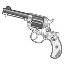 【新品即納】[MIL] ハートフォード(HWS) 東京店限定カスタム(マニアック300) 発火モデルガン コルトM1877ライトニング 4インチ カスタム(20250520)