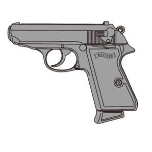 【新品即納】[MIL] マルシン工業 発火モデルガン完成品 X-PFC ブローバック ワルサーPPK/S WディープブラックブラックABS(20250821)