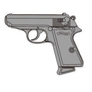 【新品即納】[MIL] マルシン工業 発火モデルガン組立キット X-PFC ブローバック ワルサーPPK/S ブラックABS(20250821)