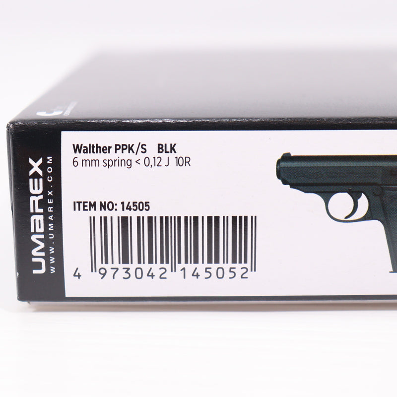 【新品即納】[MIL] クラウンモデル ハイランクエアーコッキングガン ワルサーPPK/S (10歳以上専用)(20250620)