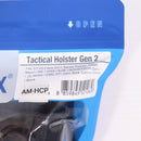 【新品即納】[MIL] AMOMAX(アモマックス) リリースボタン・ホルスター for Hi-Cap 4.3/5.1/ゴールドマッチ (右) BK(ブラック/黒) ver.2025(AM-HCP)(20250715)