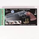 【新品】【お取り寄せ】[MIL] クラウンモデル ホップアップエアリボルバー コルトパイソン M66 .357マグナム 6インチ ウッドタイプグリップ(No.23)(2025年新価格版) (10歳以上専用)(20250730)