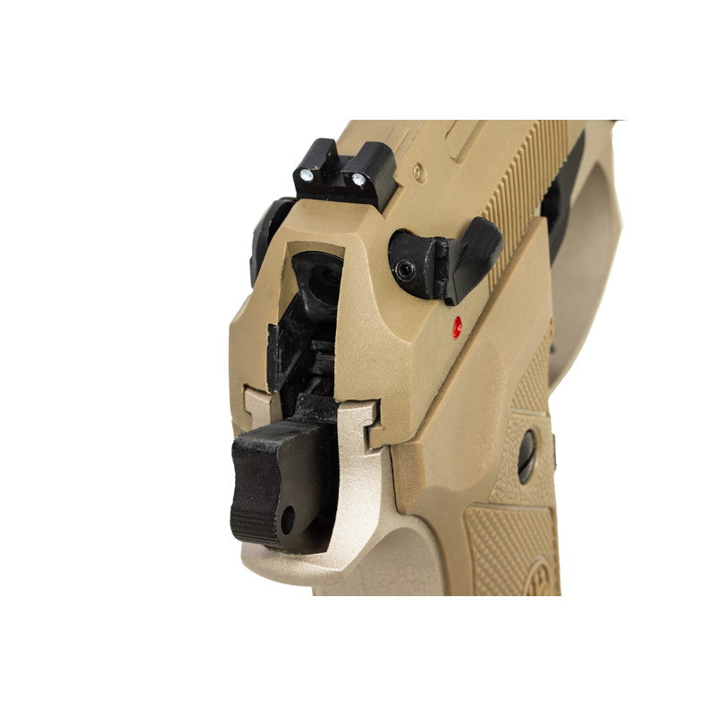 【予約安心出荷】[MIL] BATON airsoft(バトンエアソフト) CO2ガスブローバック BM-9 CO2GBB FDE(フラットダークアース)【JASG認定】フィフスロット(BM9N-FDE) (18歳以上専用)(2025年10月)