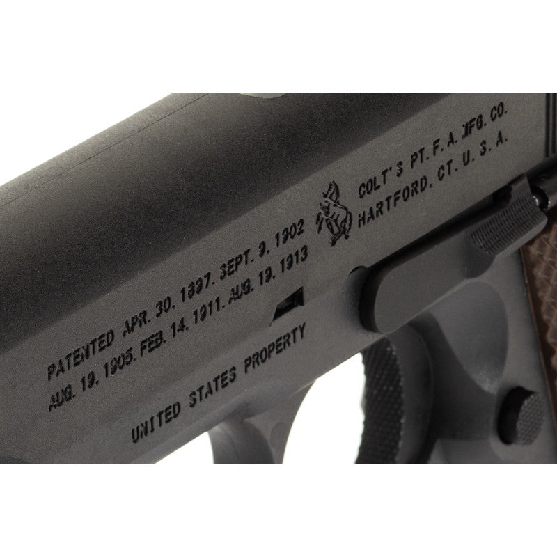 【新品即納】[MIL] (再販) BATON airsoft(バトンエアソフト) CO2ガスブローバック M1911A1 CO2GBB【JASG認定】(1911A1) (18歳以上専用)(20251113)