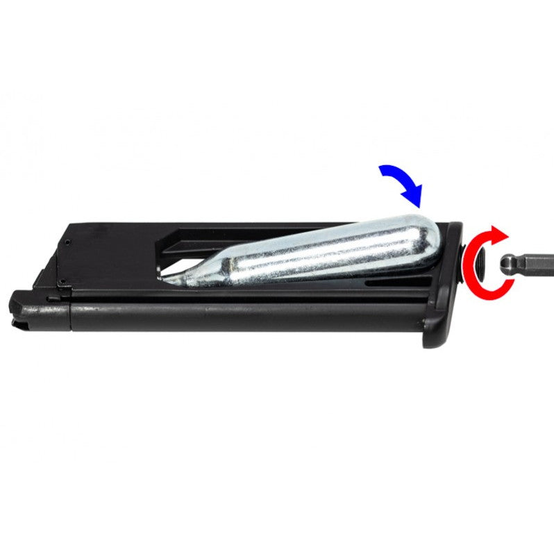 【予約安心出荷】[MIL] (再販) BATON airsoft(バトンエアソフト) 1911 CO2 マガジン【JASG認定】(SR1911-COM)(2025年11月)