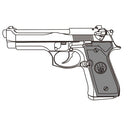 【予約安心出荷】[MIL] マルシン工業 発火モデルガン組立キット 7mmX-PFC M92FS ブリガーディア シルバーAB(2026年7月)