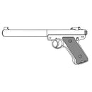【予約安心出荷】[MIL] マルシン工業 固定スライドガスガン 6mmBB MAC Mk1(マック マークワン) WディープブラックABS (18歳以上専用)(2026年10月)
