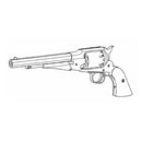 【新品即納】[MIL] ハートフォード(HWS) 発火モデルガン 完成品 ニュー モデル アーミー 標準モデル 2026 HW(ヘビーウェイト)(20260630)
