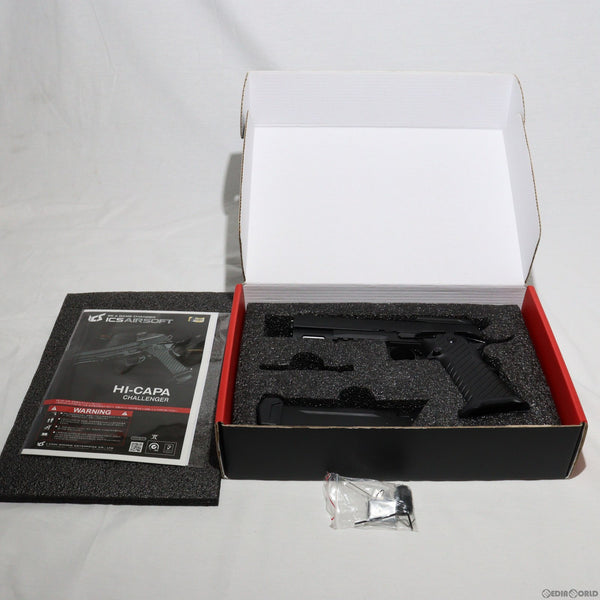 【中古即納】[MIL]ICS ガスブローバック HI-CAPA CHALLENGER(ハイキャパ チャレンジャー)(樹脂スライドVer.) BK(ブラック/黒) (18歳以上専用)(20211030)